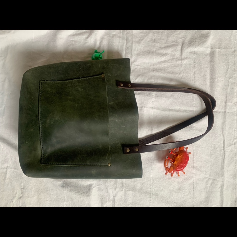 Portland Leather Goods tote. 15”/M